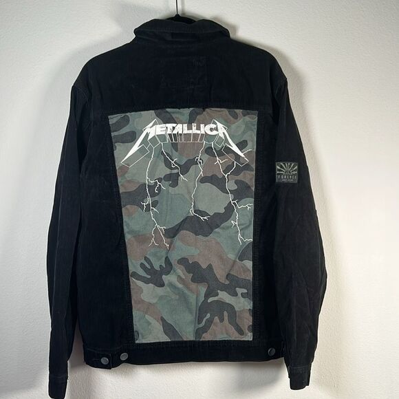 Billabong Metallica Black Album Jacket L - Picture 1 of 9